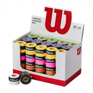 CAJA OVERGRIPS WILSON COMFORT COLORES 60 UNIDADES