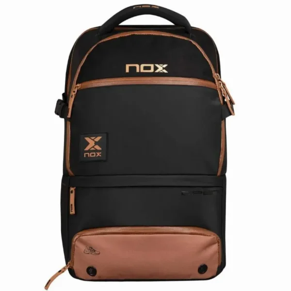 Mochila Nox AT10 Luxury Open Series Negro Marron - Imagen 1